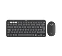 Logitech Pebble 2 Combo, Clavier et Souris sans Fil, FRA AZERTY - Graphite