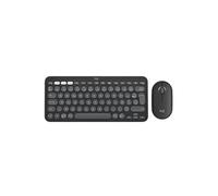 Logitech Ensemble clavier AZERTY et souris Pebble 2 Combo sans fil Bluetooth Graphite