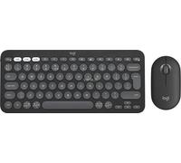 Logitech Pebble 2 Combo clavier souris inclus RF sans fil + Bluetooth QWERTY danois