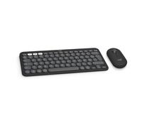 Logitech Pebble 2 Combo for Mac - Ensemble clavier et souris - sans fil - Bluetooth LE - AZERTY - Français - graphite ton sur ton
