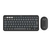 Logitech Pebble 2 Combo for Mac Pack clavier souris Universel RF sans fil + Bluetooth QWERTY US International Graphite