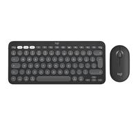 Logitech Pebble 2 Combo for Mac -Bluetooth LE - QWERTY - International USA - graphite