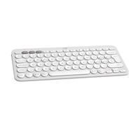 Logitech Clavier Pebble Keys 2 K380s - Sans fil Bluetooth LE - QWERTY Italien - Blanc ton sur ton