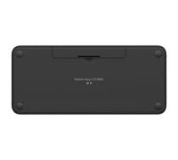 Pebble Keys 2 K380s - Clavier - sans fil - Bluetooth LE - QWERTY - Espagnol - graphite ton sur ton