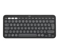 Logitech Pebble Keys 2 K380s - Clavier - sans fil - Bluetooth LE - QWERTY - Espagnol - graphite ton sur ton G