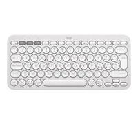 Logitech Pebble Keys 2 K380s clavier RF sans fil + Bluetooth QWERTY Italien Blanc