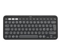 Logitech Pebble Keys 2 K380s - Clavier - sans fil - Bluetooth LE - QWERTY - Nordique (Danois/Finnois/Norvégien/Suédois) - graphite ton sur ton G