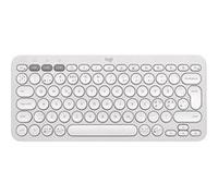 Logitech Pebble Keys 2 K380s - Clavier - sans fil - Bluetooth LE - QWERTY - Nordique (Danois/Finnois/Norvégien/Suédois) - blanc ton sur ton G