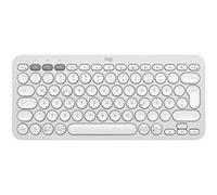 Logitech Pebble Keys 2 K380s - Clavier - sans fil - Bluetooth LE - QWERTZ - Allemand - blanc ton sur ton G