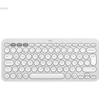 Logitech Pebble Keys 2 K380s - Clavier - sans fil - Bluetooth LE - QWERTY - Nordique (Danois/Finnois/Norvégien/Suédois) - blanc ton sur ton G