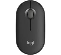 Logitech Pebble Mouse 2 M350s Fine Wireless Bluetooth, Portable, Lightweight, Customizable Buttons, Discrete Clicks, Easy-Switch Windows/MacOS/iPadOS/Android/ChromeOS - Graphite