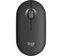 Logitech Pebble Mouse 2 M350s Souris Bluetooth optique graphite 3 Boutons 400 dpi, 4000 dpi molette intégrée