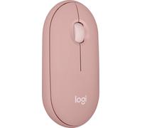 Logitech Pebble Mouse 2 M350s - TONAL ROSE - EMEA-808 Souris Bluetooth optique rose 3 Boutons 400 dpi, 4000 dpi molette intégrée