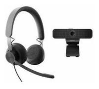 Logitech Kit vidéo collaboration personnel Zone Wired et C925e - USB-A - Graphite - UC
