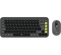 Logitech POP ICON COMBO Bluetooth Kit souris + clavier Easy Switch 3 appareils, touches multimédia,