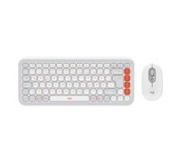 Logitech Pop Icon Combo, Ensemble Clavier et Souris Bluetooth, Frappe Confortable, Touches et Boutons programmables, clics discrets, Easy-Switch Jusqu’à 3 dispositifs
