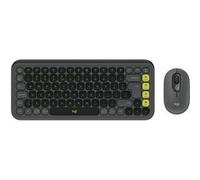 Logitech POP Icon Combo - Ensemble clavier et souris - sans fil - Bluetooth LE - QWERTY - International US - graphite, vert G