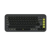 Logitech POP Icon Keys Wireless Bluetooth Keyboard, Comfortable Typing, Programmable Keys, Easy-Switch Between 3 Devices Maximum, for Laptop, Tablet, PC, French AZERTY, Graphite