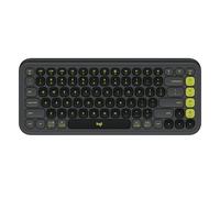 Logitech POP ICON KEYS Bluetooth Clavier allemand, QWERTZ graphite Easy Switch 3 appareils, touches