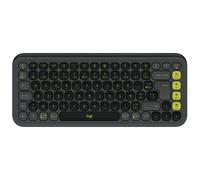Logitech POP Icon Keys - Clavier - sans fil - Bluetooth LE - AZERTY - Français - graphite, vert