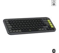 Logitech POP Icon Keys - Clavier - sans fil - Bluetooth LE - QWERTY - International US - graphite, vert G