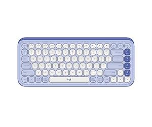 Logitech Pop Icon Keys US INT'L QWERTY
