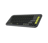 Logitech POP Icon Keys Wireless Bluetooth Keyboard, Comfortable Typing, Programmable Keys, Easy-Switch Between 3 Devices Maximum, for Laptop, Tablet, PC, French AZERTY, Graphite