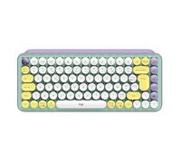 Logitech Pop Keys Clavier Mécanique sans Fil avec Touches Emoji Personnalisables, Design Compact Durable, Bluetooth ou Connectivité USB, Multidispositif, Compatible OS, Français AZERTY - Daydream