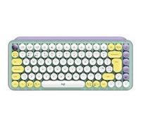 Logitech POP Keys - Clavier - sans fil - Bluetooth LE, Bluetooth 5.1 - QWERTY - Russe - commutateur : Brown Tactile - rêve éveillé G