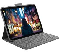 Logitech pour iPad (10e génération) Étui Clavier| Slim Folio avec Clavier sans Fil intégré (Graphite) - German Layout