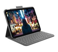 Logitech pour iPad (10e génération) Étui Clavier| Slim Folio avec Clavier sans Fil intégré (Graphite) - Italian Layout