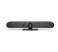 Logitech pour les appareils Zoom Rooms Petite chambre - Kit de vidéo-conférence (barre vidéo, contrôleur tactile) - certifié Zoom, Certifié pour Microsoft Teams, Certifié GoToRoom, RingCentral Certifi