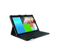 Logitech PRO Clavier AZERTY Français Bluetooth Noir pour Samsung Galaxy NotePRO/TabPRO 12.2, Android 4.4, Batterie USB, Autonomie 90 jours
