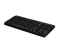 Logitech Pro - Clavier - backlit - USB - QWERTY - R.-U. - commutateur : GX Blue Clicky - noir