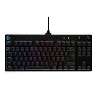 Logitech Pro - Clavier - backlit - USB - QWERTY - R.-U. - commutateur : GX Blue Clicky - noir G