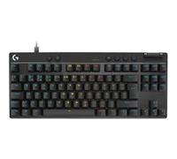 Logitech PRO X RAPID - Clavier - TKL - backlit - USB - QWERTY - Nordique (Danois/Finnois/Norvégien/Suédois) - commutateur : Linear - noir Noir G