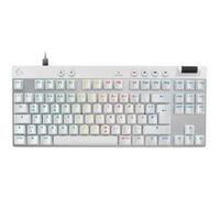 Logitech PRO X RAPID - Clavier - TKL - backlit - USB - QWERTZ - Allemand - commutateur : Linear - blanc Blanc G