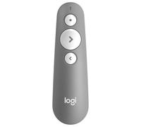 Logitech Télécommande de présentation R500s – Pointeur laser rouge 20 m – Bluetooth 4.0 LE – Gris