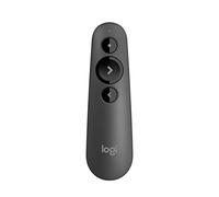 Logitech R500 Télécommande de présentation laser USB - Compatibilité universelle, Portée de 20 m, Personnalisable, Batterie intelligente avec une autonomie de 12 mois - Noir