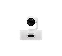 Logitech Rally AI Camera Pro Caméra PTZ dotée d'une optique performante et de fonctionnalités intelligentes pour les grandes pièces, gris-blanc