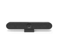 Logitech Rally Bar Huddle - Barre de visioconférence 4K Ultra HD, Audio Beamforming, 6 micros, Zoom 4x, WiFi, Bluetooth, Ports HDMI/USB, compatible Windows/macOS/Linux