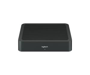 Logitech Rally ConferenceCam Ultra-HD Noir, connectivité filaire, 2x HDMI, 2x RJ-45, alimentation secteur, 176x138x40mm, compatible Logitech Rally