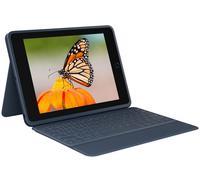 Logitech Rugged Combo 3 - Boîtier et pochette - Apple Smart connector - Classic Blue - pour Apple 10.2-inch iPad (7. Generation, 8. Generation, 9. Generation)