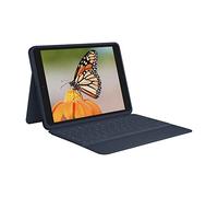 Logitech Rugged Combo 3 Étui Clavier pour iPad avec Smart Connector pour iPad (7e, 8e et 9e générations), Clavier Français AZERTY - Classic Blue