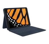 Logitech Rugged Combo 3 Touch for Education - Clavier et étui - avec trackpad - Apple Smart connector - AZERTY - Français - bleu classique - universitaire - pour Apple 10.2-inch iPad (7ème génération,
