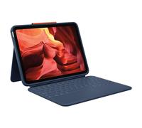 Logitech Rugged Combo 4 - Clavier et étui - Apple Smart connector - bleu classique - pour Apple 10.9-inch iPad (10ème génération)