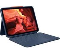 Logitech Rugged Combo 4 Touch - Clavier et étui - avec trackpad - Apple Smart connector - QWERTY - R.-U. - bleu classique - pour Apple 10.9-inch iPad (10ème génération)