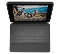 Logitech Rugged Folio - Clavier et étui - Apple Smart connector - QWERTY - Espagnol - pour Apple 10.2-inch iPad (7ème génération, 8ème génération, 9ème génération)