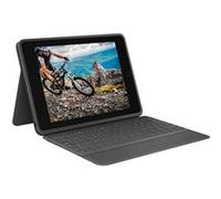 Logitech Rugged Folio - Clavier et étui - Apple Smart connector - QWERTZ - Allemand - graphite - pour Apple 10.9-inch iPad (10ème génération); iPad A16 Wi-Fi, A16 Wi-Fi + Cellular G