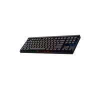 Logitech sans fil G515 LIGHTSPEED TKL profile sans pave numérique (rouge) - Noir